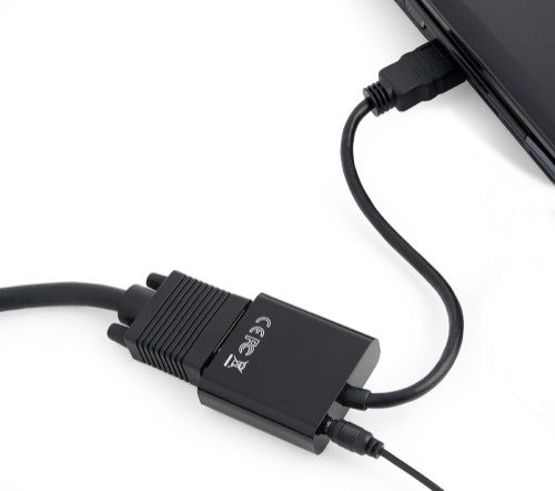Gembird A-HDMI-VGA-03 video cable adapter 0.15 m HDMI Type A (Standard) VGA (D-Sub) Black
