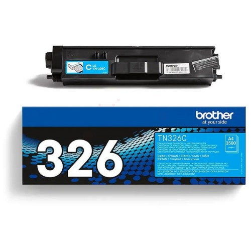 Brother TN-326C Toner-kit cyan high-capacity, 3.5K pages ISO/IEC 19798 for Brother DCP-L 8400/8450/HL-L 8250