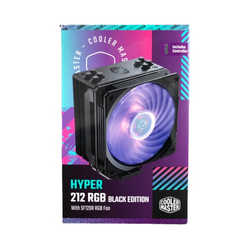 Cooler Master Hyper 212 RGB Black Edition w/LGA1700 Processor 12 cm