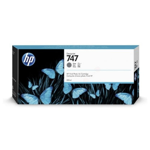 HP P2V86A/747 Ink cartridge gray 300ml for HP DesignJet Z 9+