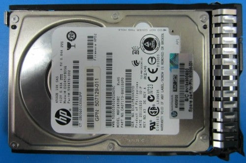 HPE 450GB hot-plug dual-port SAS HDD internal hard drive 10000 RPM 2.5"