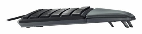 CHERRY KC 4500 ERGO keyboard Universal USB AZERTY Belgian Black