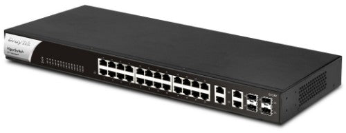 DrayTek G1282 Managed Gigabit Ethernet (10/100/1000) 1U Black