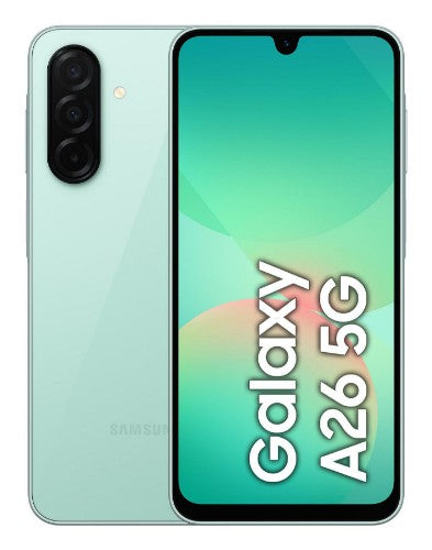Samsung Galaxy A26 17 cm (6.7") Hybrid Dual SIM Android 15 5G USB Type-C 6 GB 128 GB 5000 mAh Mint colour