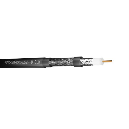 Securi-Flex SFX/100-CAI-LSZH-D-BLK-250 coaxial cable 250 m No Black