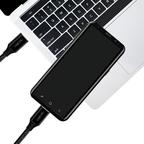 LogiLink CU0154 USB cable USB 2.0 1 m USB C Black