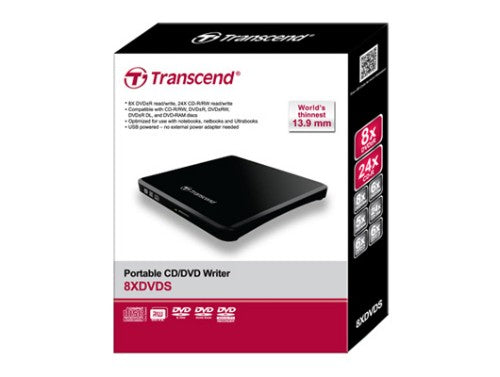Transcend Portable DVD Writer Black