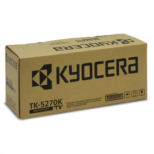 Kyocera 1T02TV0NL0/TK-5270K Toner-kit black, 8K pages ISO/IEC 19752 for Kyocera P 6230