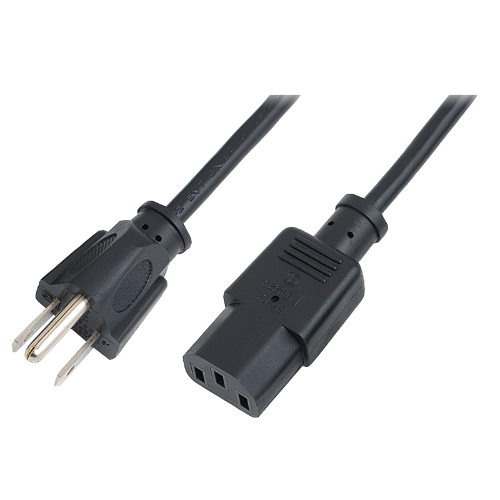 LogiLink NEMA5-15P - IEC 60320-1 (C13), 1.8m Black C13 coupler