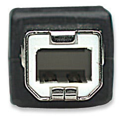 Manhattan USB-A to USB-B Cable, 0.5m, Male to Male, 480 Mbps (USB 2.0), Hi-Speed USB, Black, Lifetime Warranty, Equivalent to USB2HAB50CM