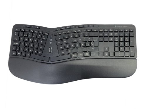 Conceptronic ORAZIO ERGO Wireless Ergonomic Keyboard & Mouse Kit, Spanish layout
