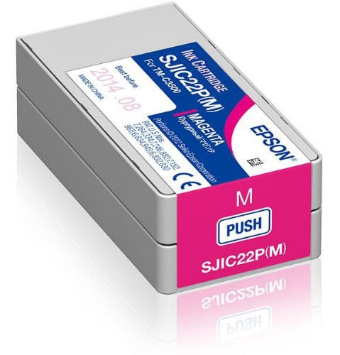 Epson C33S020603/SJI-C-22-P-(M) Ink cartridge magenta 32.5ml for Epson TM-C 3500