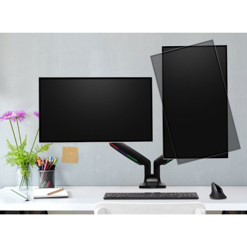 Kensington SmartFit One-Touch Height-Adjustable Dual Monitor Arm