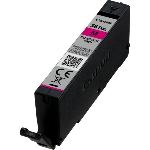 Canon 1996C001/CLI-581MXXL Ink cartridge magenta extra High-Capacity, 760 pages ISO/IEC 19752 367 Photos 11.7ml for Canon Pixma TS 6150/8150