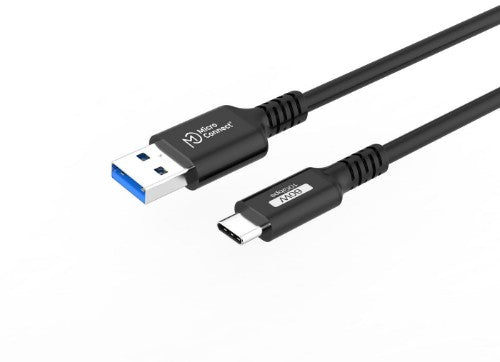 Microconnect USB3.2AC05 USB cable USB 3.2 Gen 2 (3.1 Gen 2) 0.5 m USB C USB A Black
