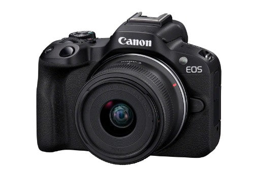 Canon EOS R50, Black + RF-S 18-45mm F4.5-6.3 IS STM Kit