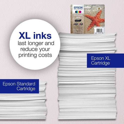 Epson C13T03U24010/603 Ink cartridge cyan, 130 pages 2.4ml for Epson XP 2100