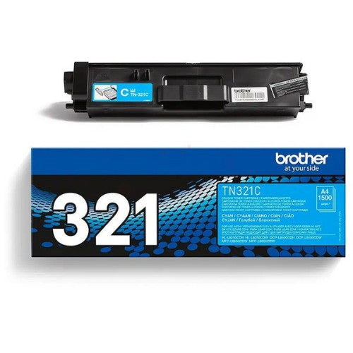 Brother TN-321C Toner-kit cyan, 1.5K pages ISO/IEC 19798 for Brother DCP-L 8400/8450/HL-L 8250