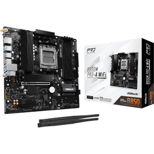 Asrock B850M Pro-A WiFi AMD B850 Socket AM5 micro ATX