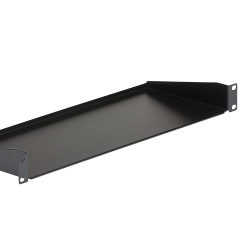 StarTech.com 1U Server Rack Shelf, Universal Rack Mount Cantilever Tray for 19" Network Equipment Rack/Cabinet, Heavy Duty Steel, Weight Capacity 33lb/15kg, 7in (18cm) Deep