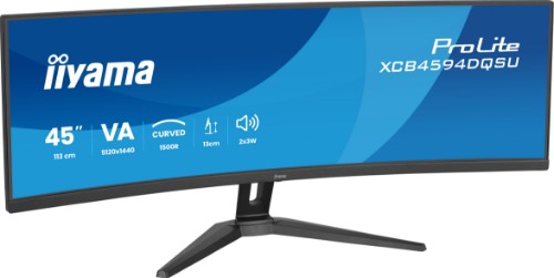 iiyama XCB4594DQSU-B1 computer monitor 111.8 cm (44") 5120 x 1440 pixels Dual QHD LED Black