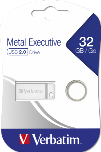 Verbatim Metal Executive - USB Drive 32 GB - Silver