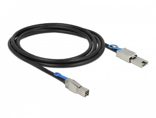 DeLOCK 2m, Mini SAS HD SFF-8644 - Mini SAS SFF-8088 Black