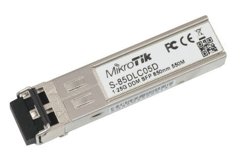 Mikrotik S-85DLC05D network transceiver module 1250 Mbit/s SFP 850 nm