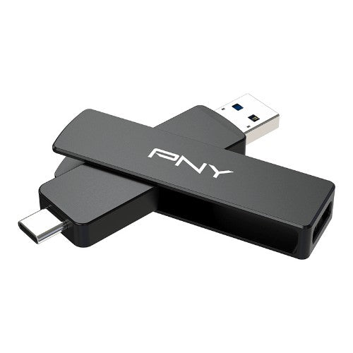 PNY DUO LINK V3 USB flash drive 1 TB USB Type-A / USB Type-C 3.2 Gen 1 (3.1 Gen 1) Black