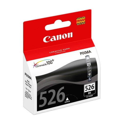 Canon 4540B001/CLI-526BK Ink cartridge black, 2.19K pages ISO/IEC 24711 555 Photos 9ml for Canon Pixma IP 4850/MG 5350/MG 6150/MG 6250/MX 885