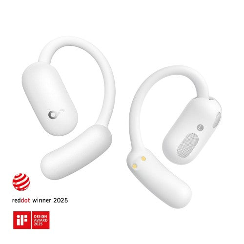Soundcore AeroFit 2 Headphones Wireless Open-ear Calls/Music/Sport/Everyday Bluetooth White