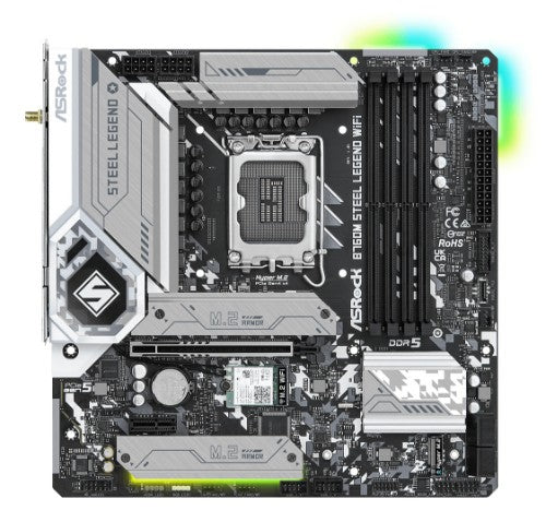 Asrock B760M Steel Legend WiFi Intel B760 LGA 1700 micro ATX