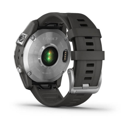 Garmin fenix 7 3.3 cm (1.3") MIP 47 mm Digital 260 x 260 pixels Touchscreen Silver Wi-Fi GPS (satellite)