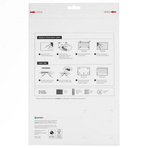 eSTUFF GLBG15345194 display privacy filter 39.6 cm (15.6") Laptop Frameless display privacy filter