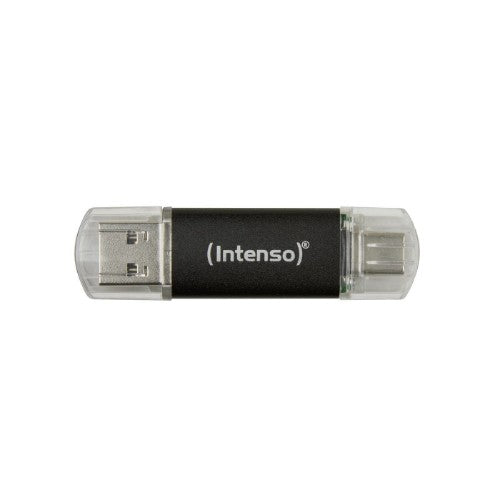 Intenso Twist Line USB flash drive 64 GB USB Type-A / USB Type-C 3.2 Gen 1 (3.1 Gen 1) Anthracite