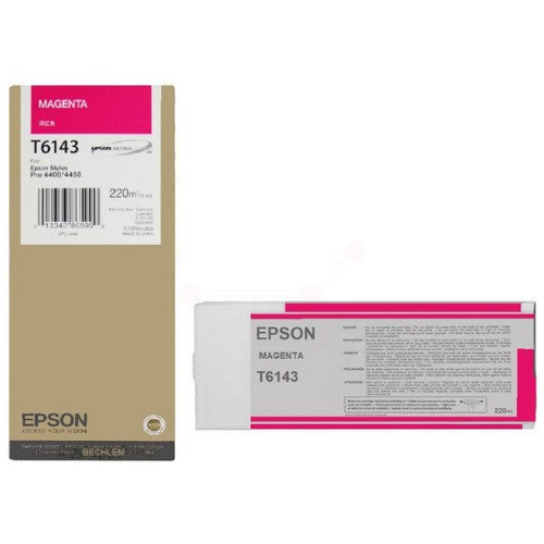 Epson C13T614300/T6143 Ink cartridge magenta 220ml for Epson Stylus Pro 4400/BE/4450