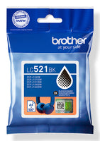 Brother LC-521BK Ink cartridge black, 500 pages ISO/IEC 19752 for Brother DCP-J 1260