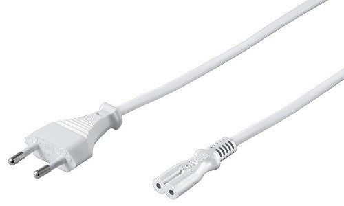 Microconnect PE030730W power cable White 3 m Power plug type C C7 coupler