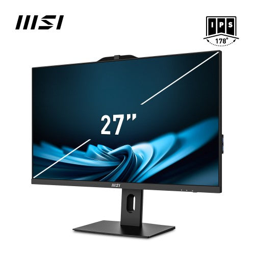 MSI Pro AP272P 14M Intel Core i7 14700 All in One PC, (16GB RAM, 1TB SSD, Windows 11PRO), 27 Inch IPS Screen/UHD Graphics/Type-C/USB/LAN/HDMI/DP/WiFi 6E/BT 5.3/VESA