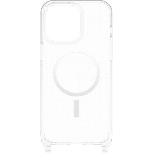 OtterBox React Series Necklace MagSafe for iPhone 15 Pro Max with Strap, Clear