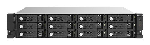 QNAP TL-R1220Sep-RP HDD/SSD enclosure Black, Grey 2.5/3.5"