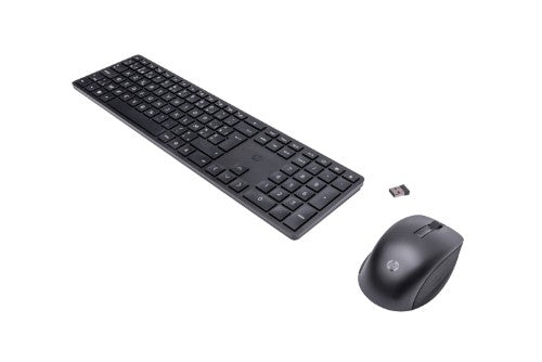 HP 650 Wireless and Mouse Combo keyboard Mouse included Home RF Wireless AZERTY Belgian Black