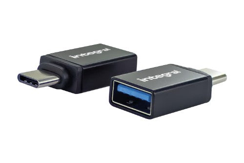Integral USB3.0 TYPE-A TO TYPE-C CONVERTER ADAPTER - TWIN PACK RETAIL