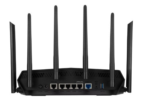 ASUS TUF Gaming AX6000 (TUF-AX6000) wireless router Gigabit Ethernet Dual-band (2.4 GHz / 5 GHz) Black
