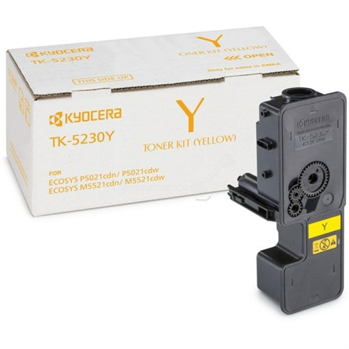 Kyocera 1T02R9ANL0/TK-5230Y Toner-kit yellow, 2.2K pages ISO/IEC 19752 for Kyocera P 5021