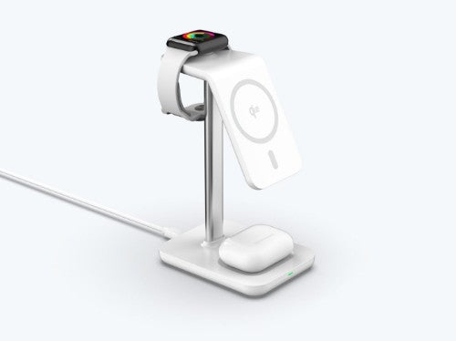 eSTUFF ES638310 mobile device charger Smartphone Aluminium AC Wireless charging Fast charging Indoor