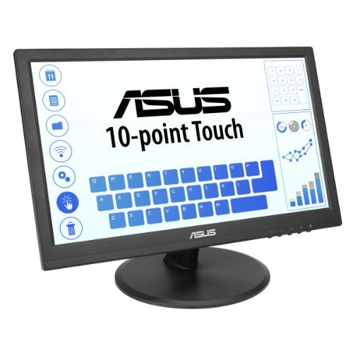 ASUS Touch VT169HE computer monitor 39.6 cm (15.6") 1920 x 1080 pixels Full HD LED Touchscreen Tabletop Black