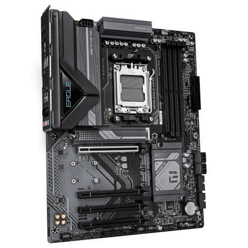 GIGABYTE B840 EAGLE WIFI6E Motherboard - AMD Ryzen 9000 CPUs, 8+2+2 Phases VRM, up to 8200MHz DDR5(O.C), 2xPCIe 4.0 + 1xPCIe 3.0 M.2, Wi-Fi 6E, 2.5GbE LAN, USB 3.2 Gen 2