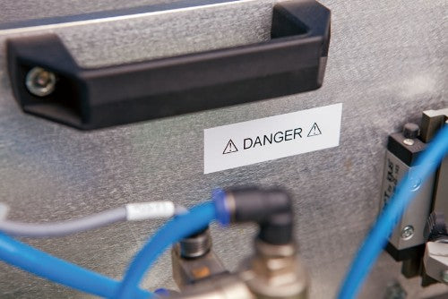 Dymo 1805435 Ribbon Vinyl white on black 12mmx5,5m for Dymo Rhino 6-12mm/19mm/24mm