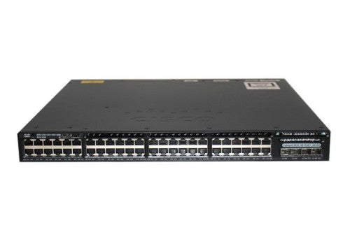 Cisco Catalyst WS-C3650-48FS-L Managed L3 Gigabit Ethernet (10/100/1000) Power over Ethernet (PoE) 1U Black